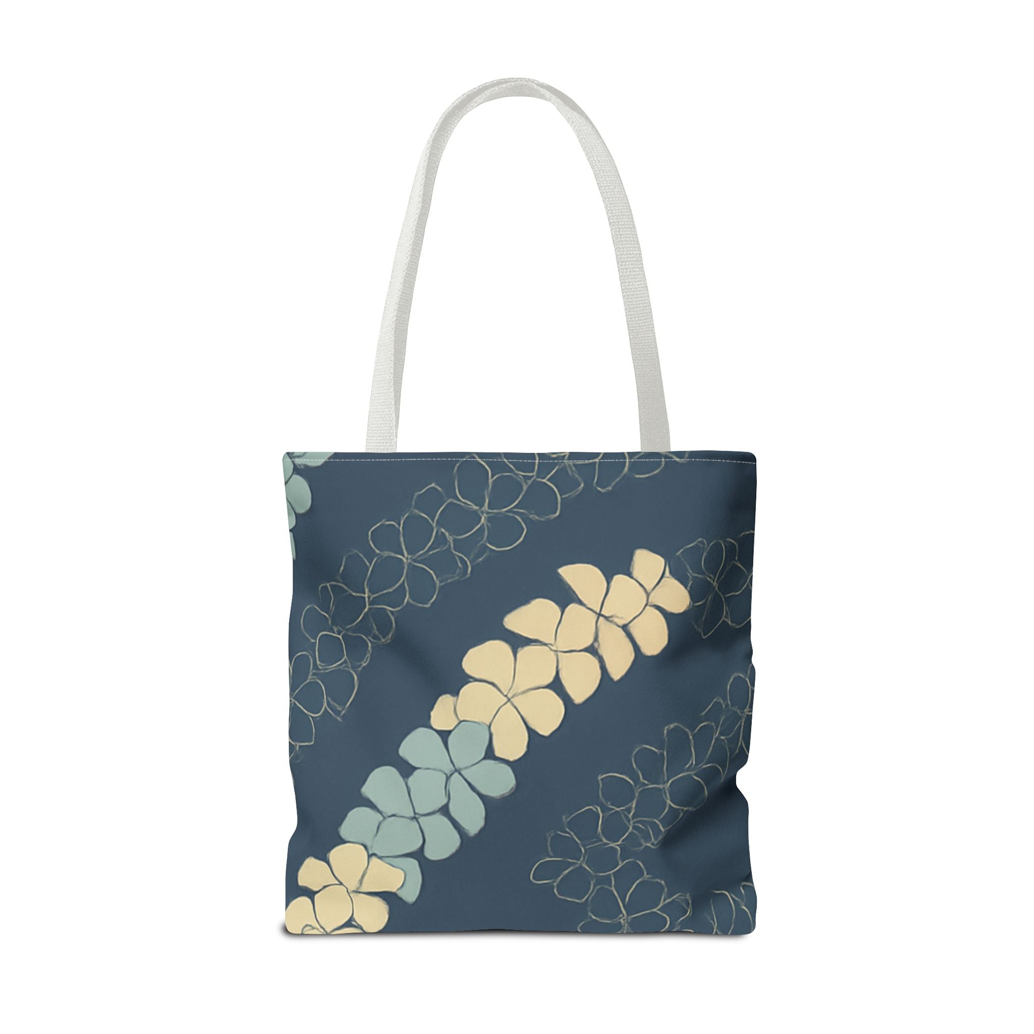 Kahakai Puakenikeni Tote Bag - Ocean Tones