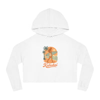 "Surfer Girl" Cropped Hoodie Sweatshirt