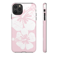 "The Classic Hibiscus"  Phone Case - Distressed Pink