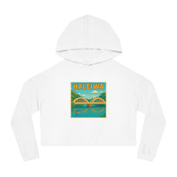 "Haleiwa" Cropped Hoodie Sweatshirt