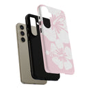 "The Classic Hibiscus"  Phone Case - Distressed Pink