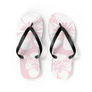 "The Classic Hibiscus" Flip Flop - Distressed Pink