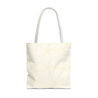 "Plumeria" Tote Bag - Muted Yellow