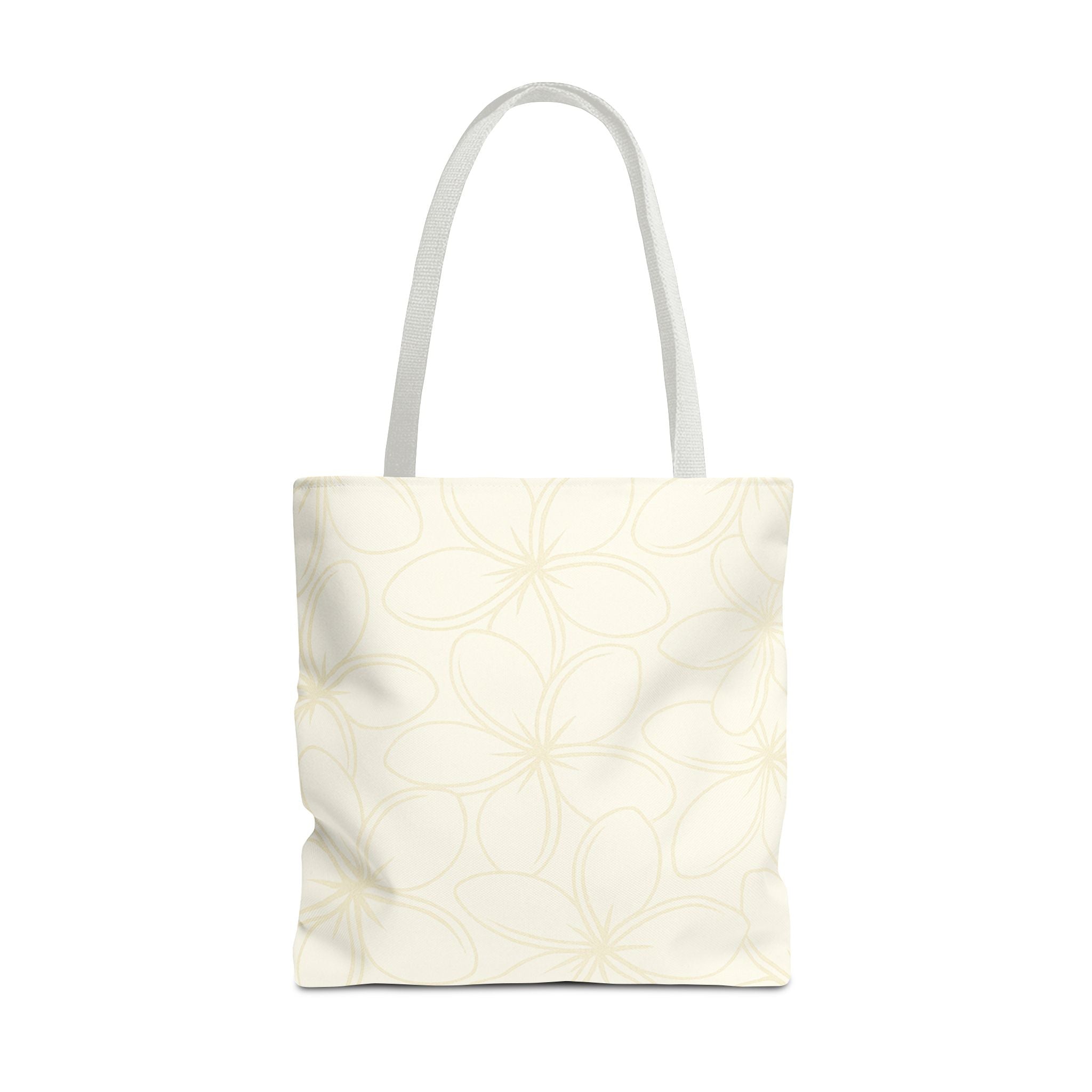 "Plumeria" Tote Bag - Muted Yellow