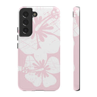 "The Classic Hibiscus"  Phone Case - Distressed Pink