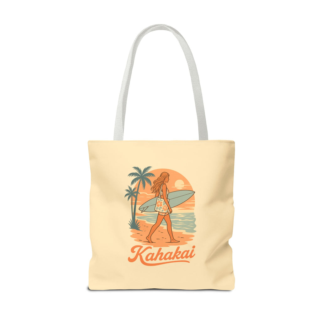 Kahakai Surfer Girl Tote Bag