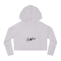"Kahakai Hibiscus" Cropped Hoodie Sweatshirt