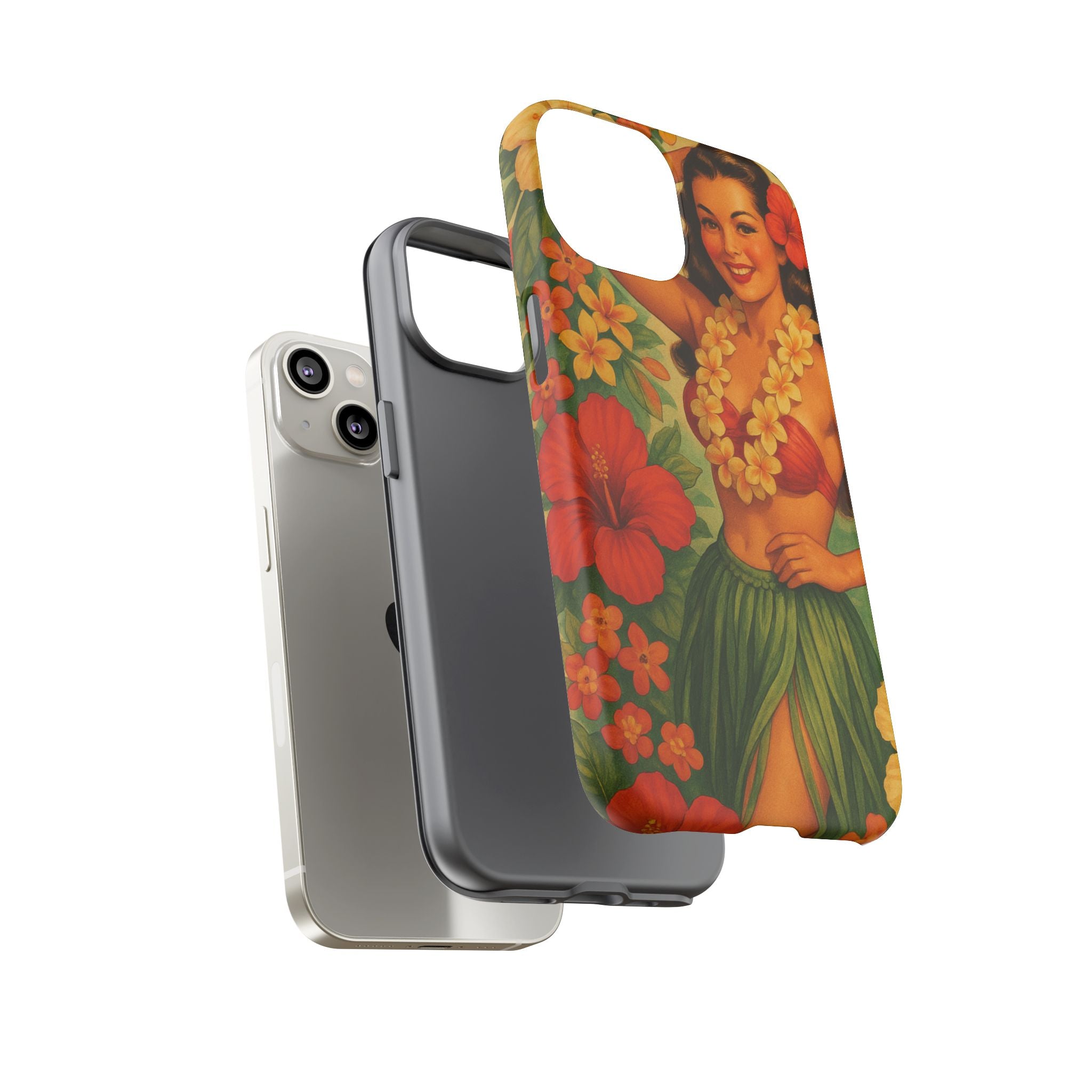“Vintage Hula Bloom” Phone Case