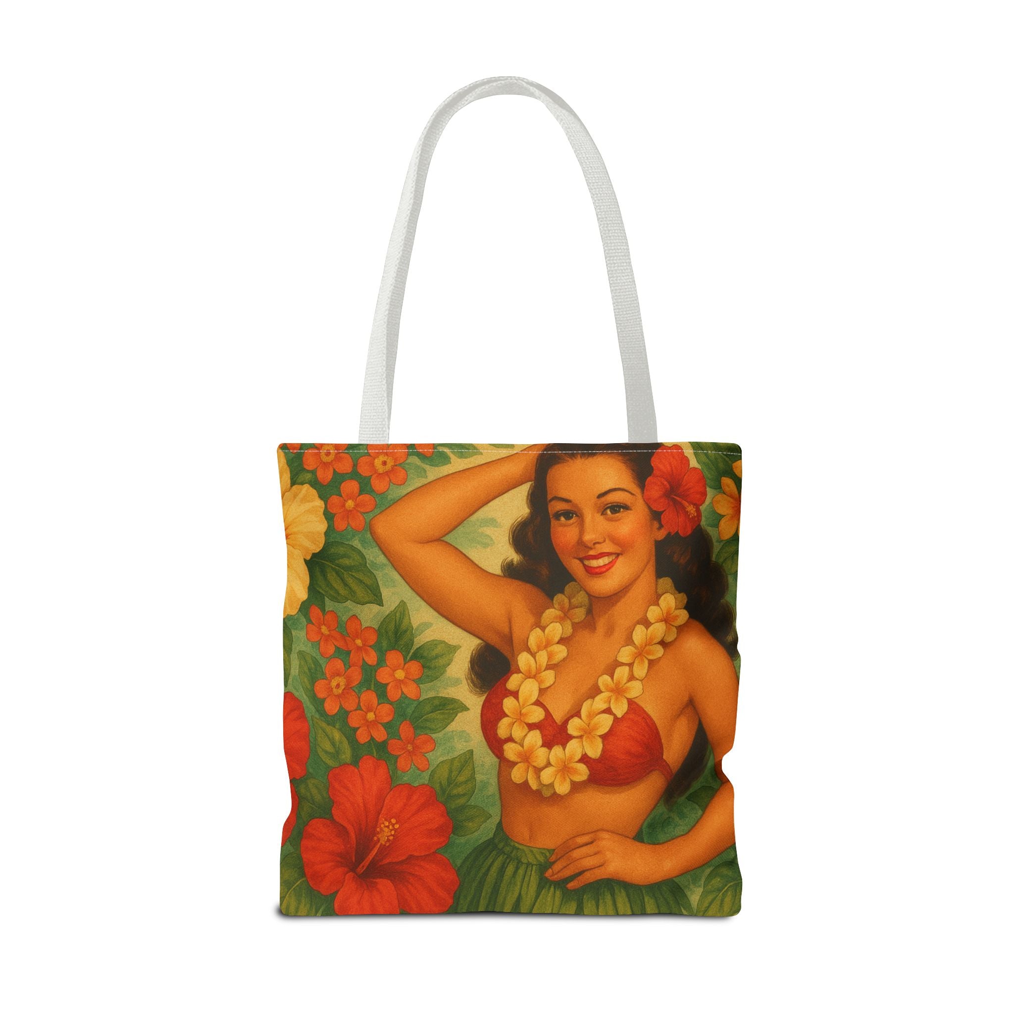 Kahakai “Vintage Hula Bloom” Tote Bag
