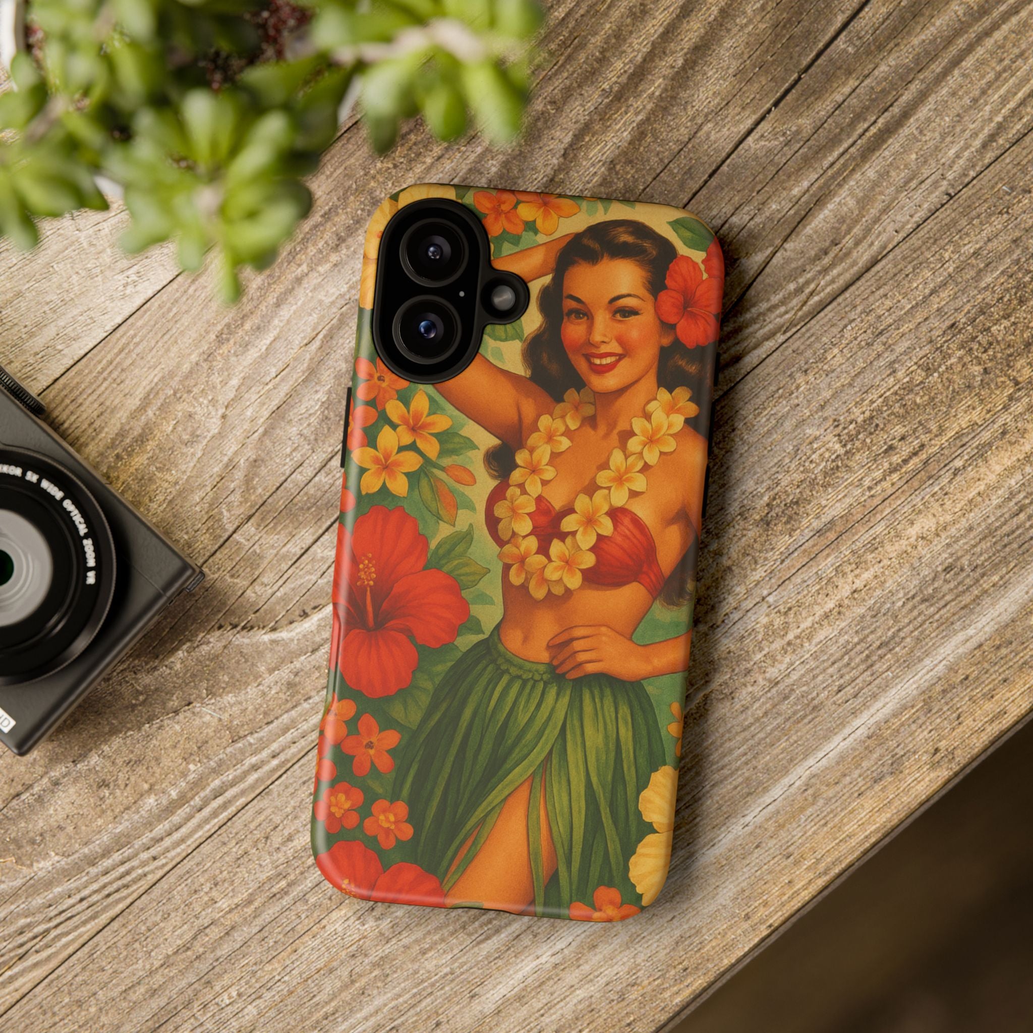 “Vintage Hula Bloom” Phone Case