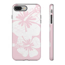"The Classic Hibiscus"  Phone Case - Distressed Pink