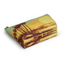 " The Californian"  Accessory Pouch w T-bottom - Black and White