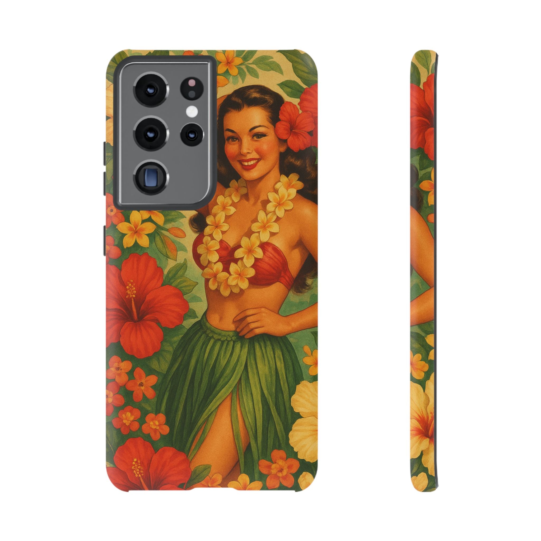 “Vintage Hula Bloom” Phone Case