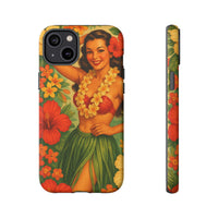 “Vintage Hula Bloom” Phone Case