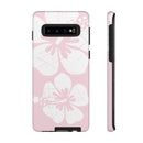 "The Classic Hibiscus"  Phone Case - Distressed Pink
