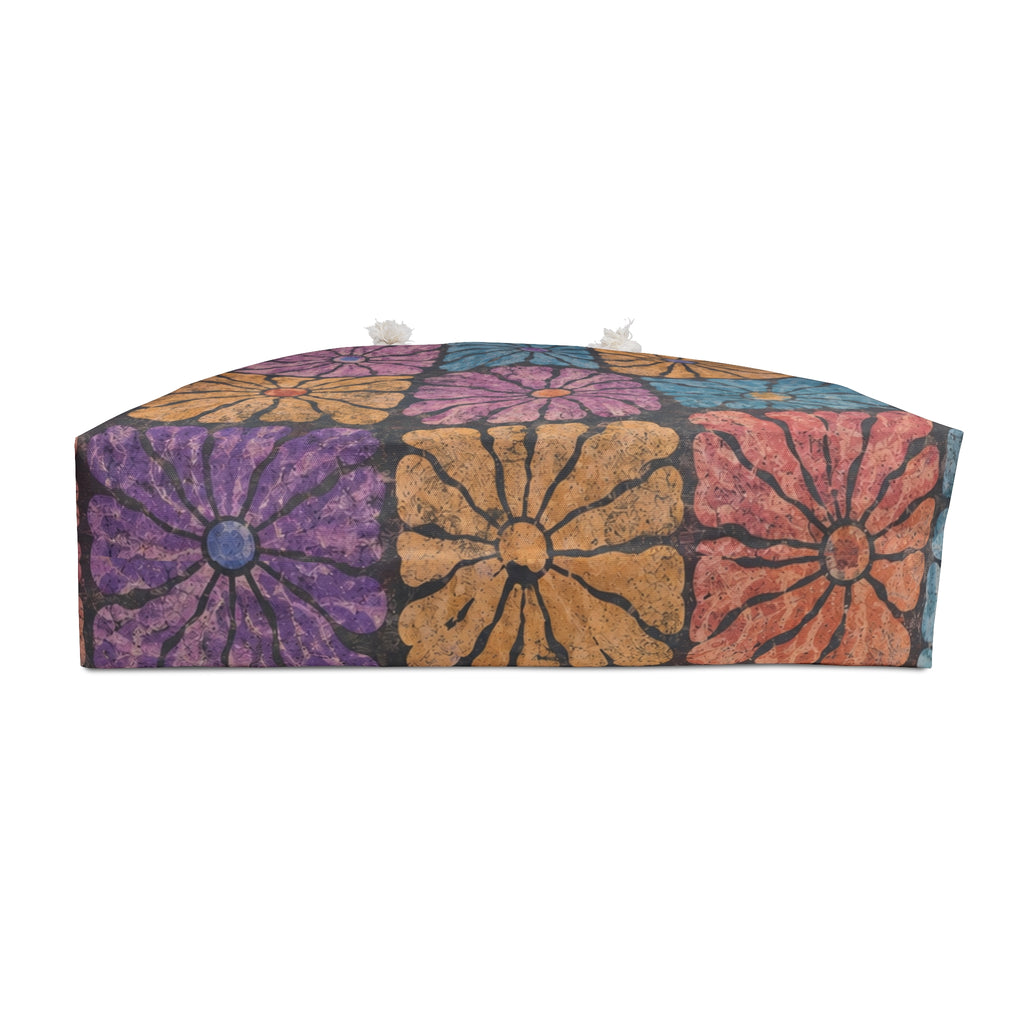 Boardwalk Bloom Weekender Bag – Floral Beach Tote for Weekend Getaways