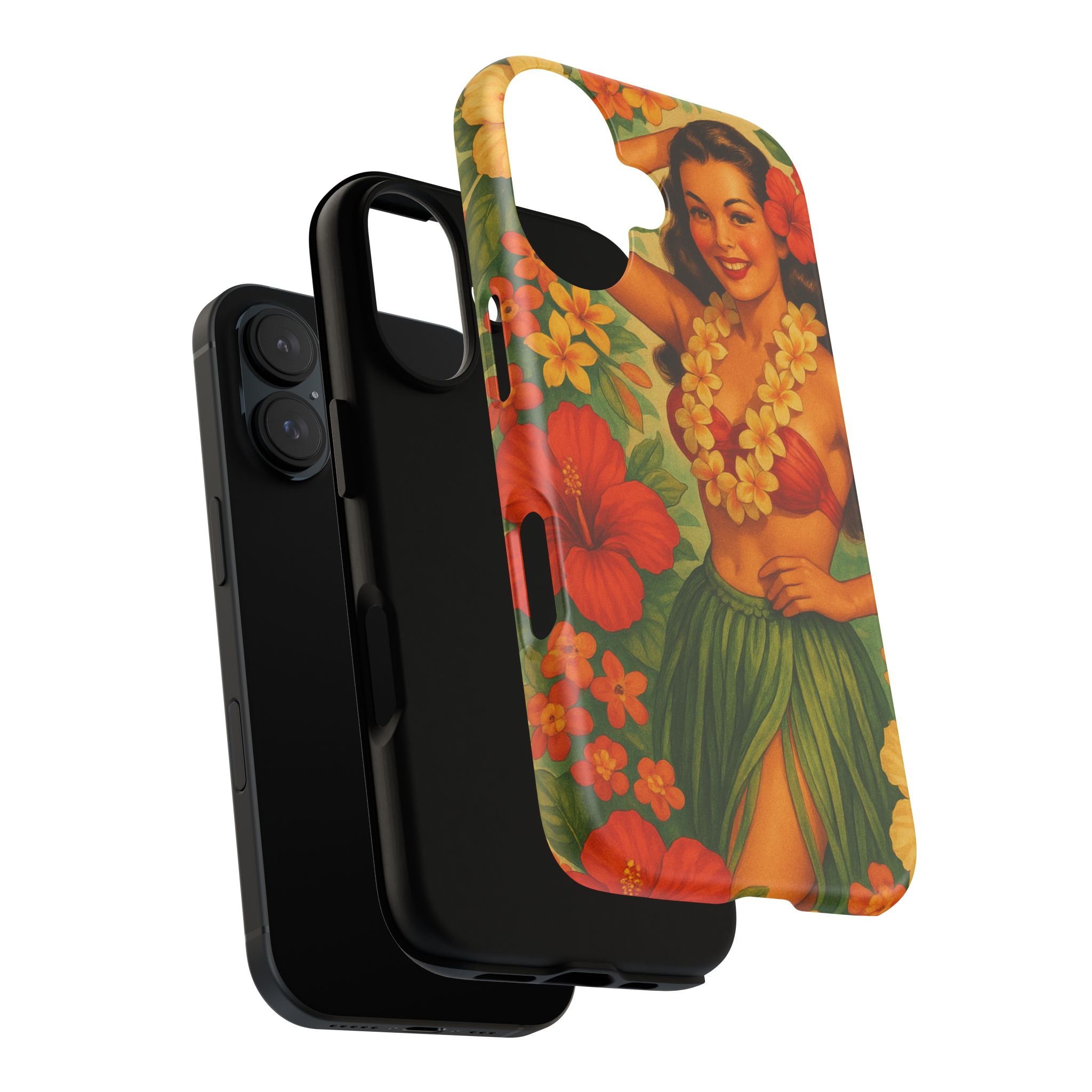 “Vintage Hula Bloom” Phone Case
