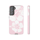 "The Classic Hibiscus"  Phone Case - Distressed Pink