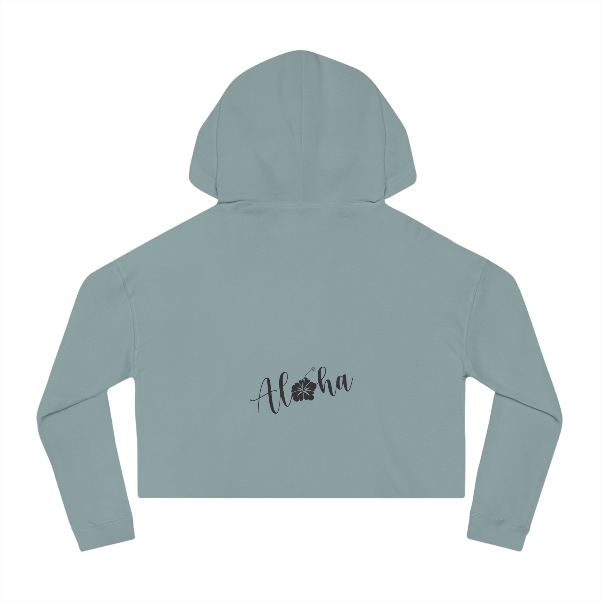 "Surfer Girl" Cropped Hoodie Sweatshirt