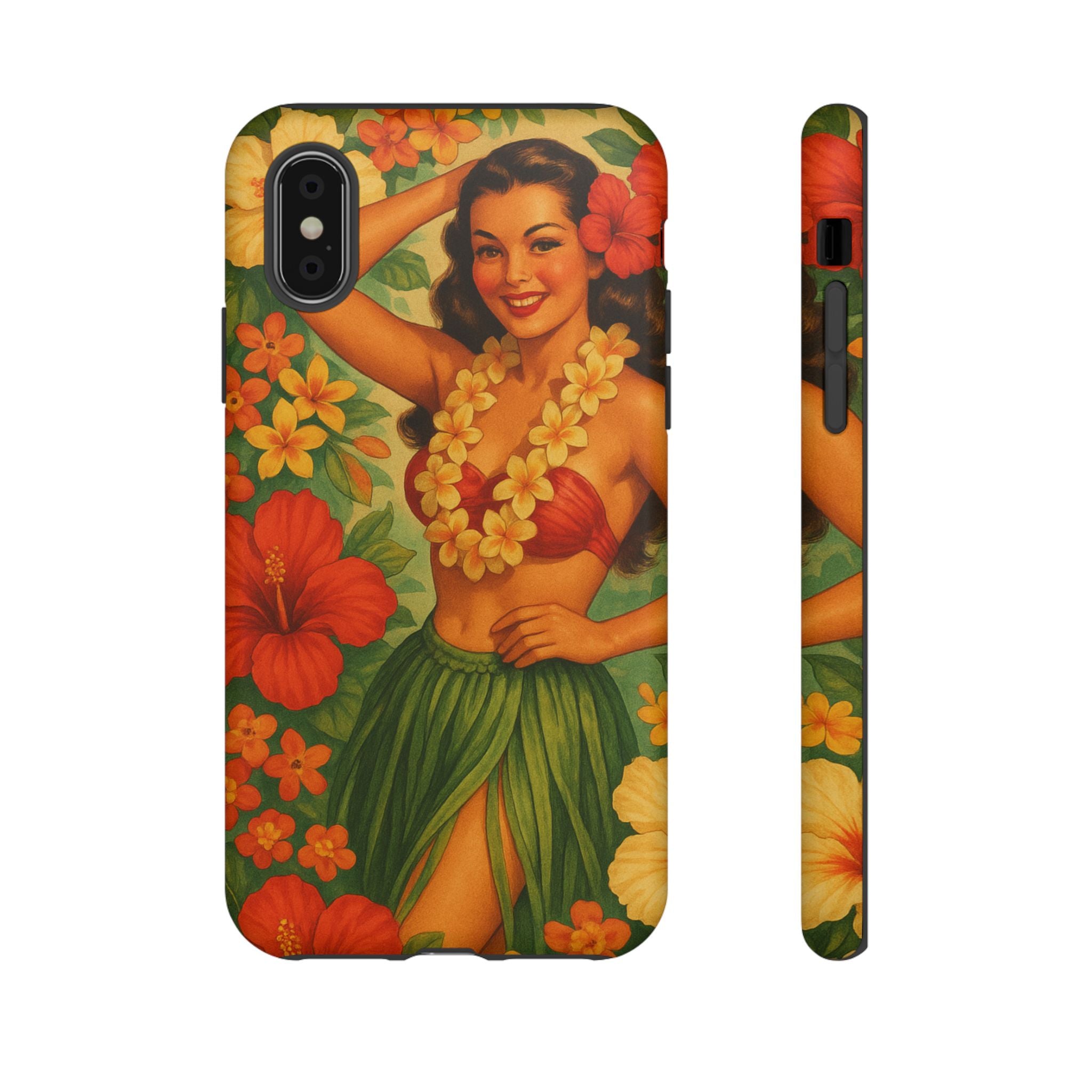 “Vintage Hula Bloom” Phone Case
