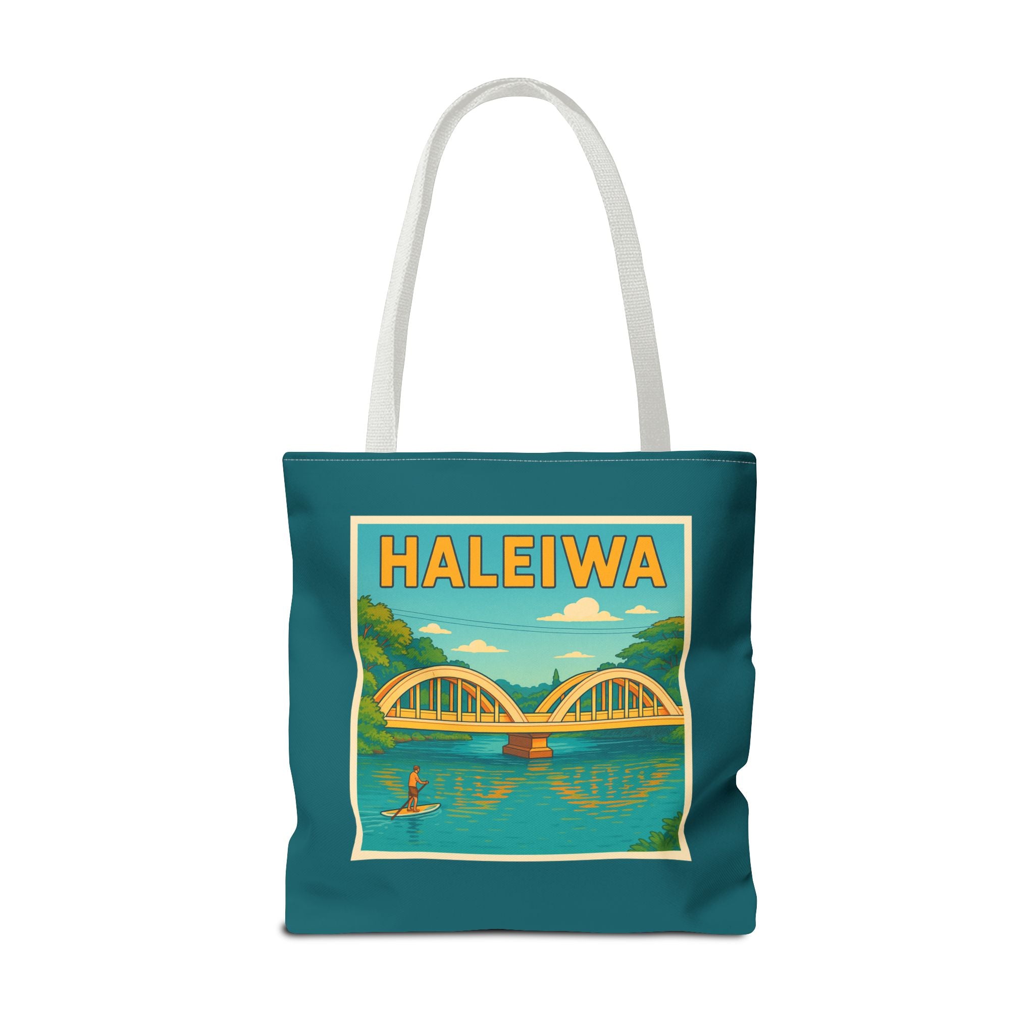 Haleiwa Town Tote Bag — Hawaiian Beach Market Tote