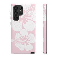 "The Classic Hibiscus"  Phone Case - Distressed Pink
