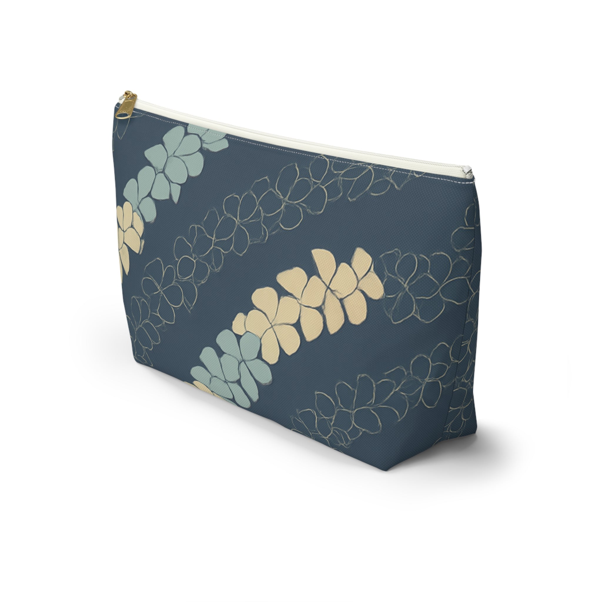 Puakenikeni Accessory Pouch w T-bottom - Ocean Tones
