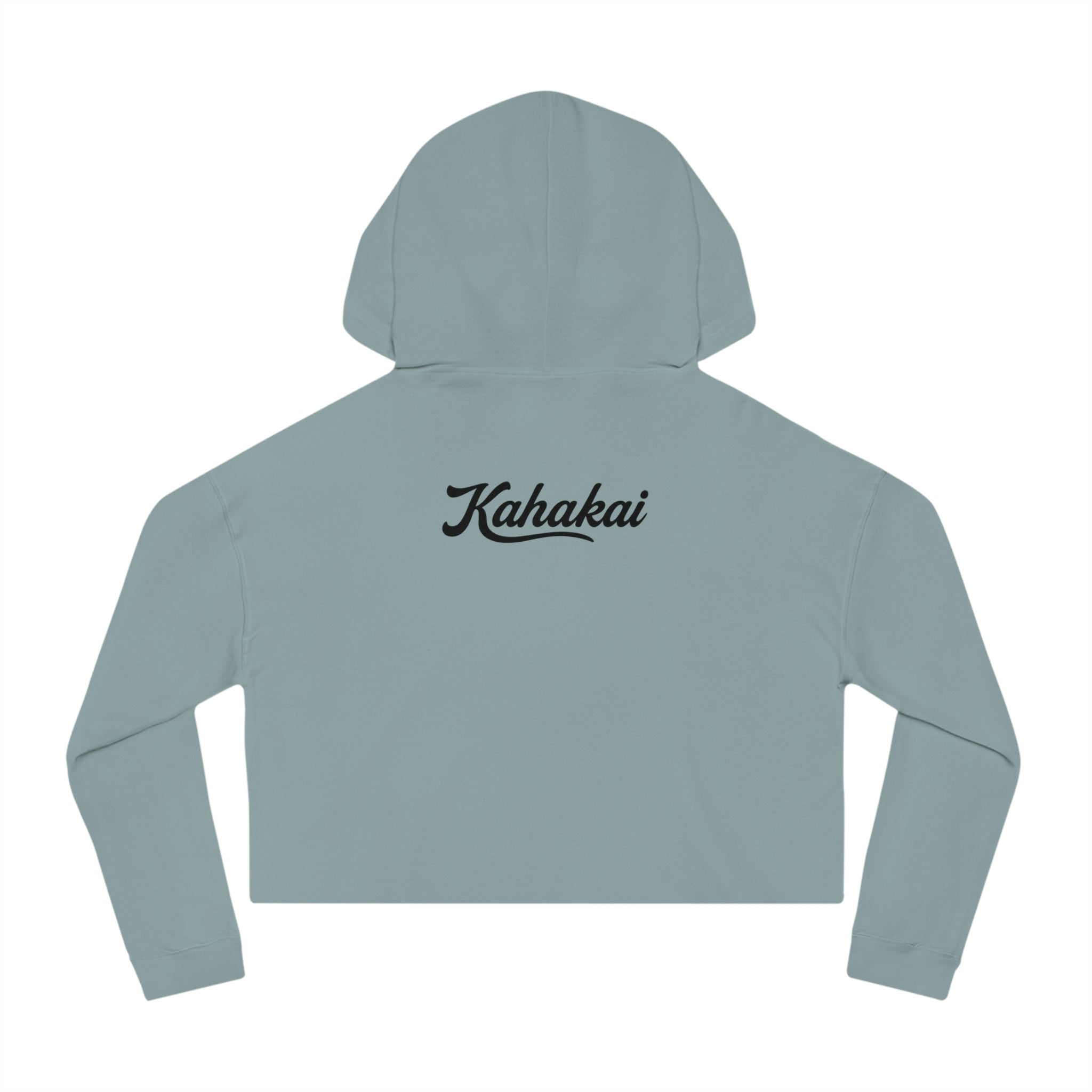 "Shaka Power" Cropped Hoodie Sweatshirt