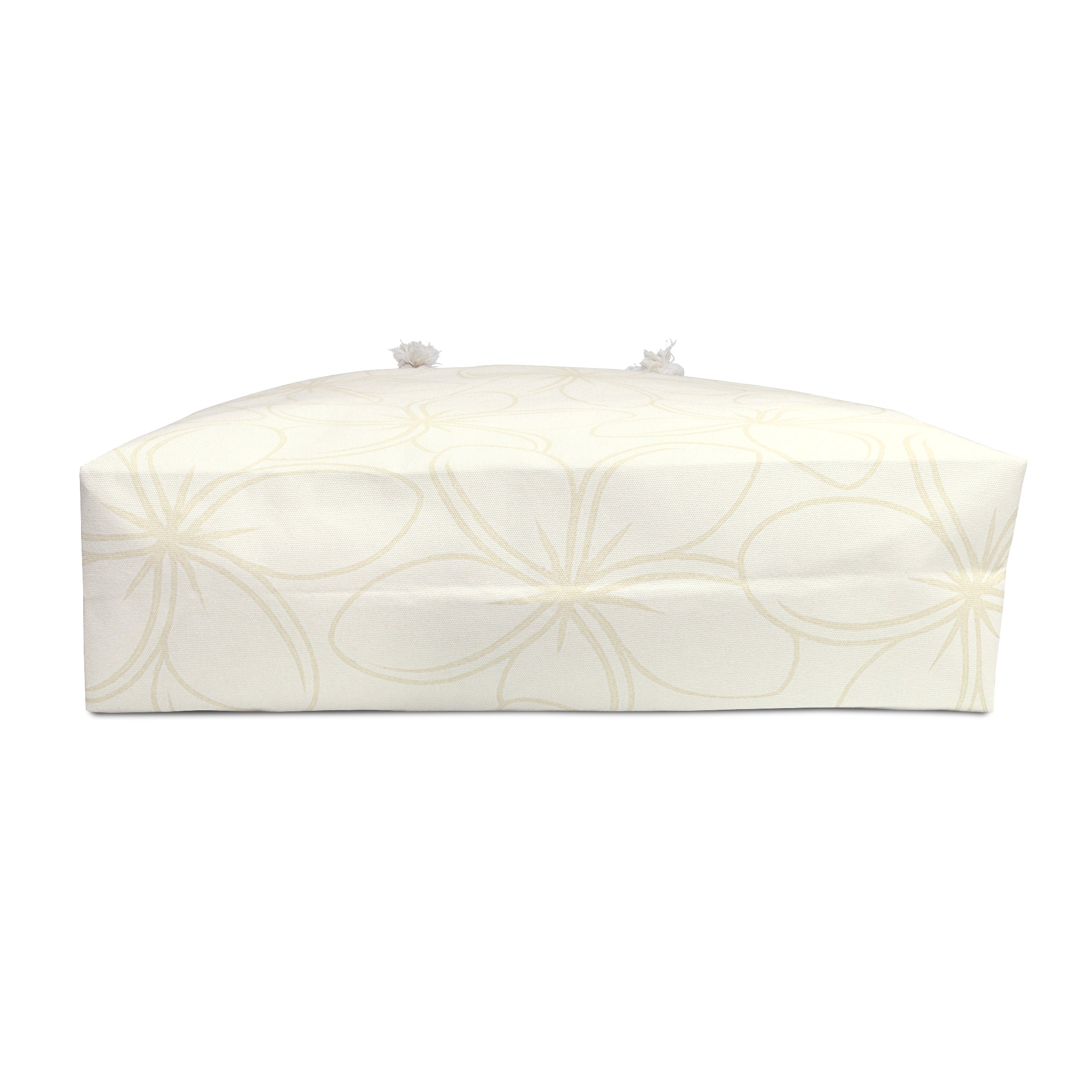 Kahakai "Plumeria"  Beach Bag - Muted Yellow