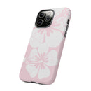 "The Classic Hibiscus"  Phone Case - Distressed Pink