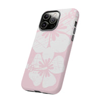 "The Classic Hibiscus"  Phone Case - Distressed Pink