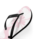 "The Classic Hibiscus" Flip Flop - Distressed Pink