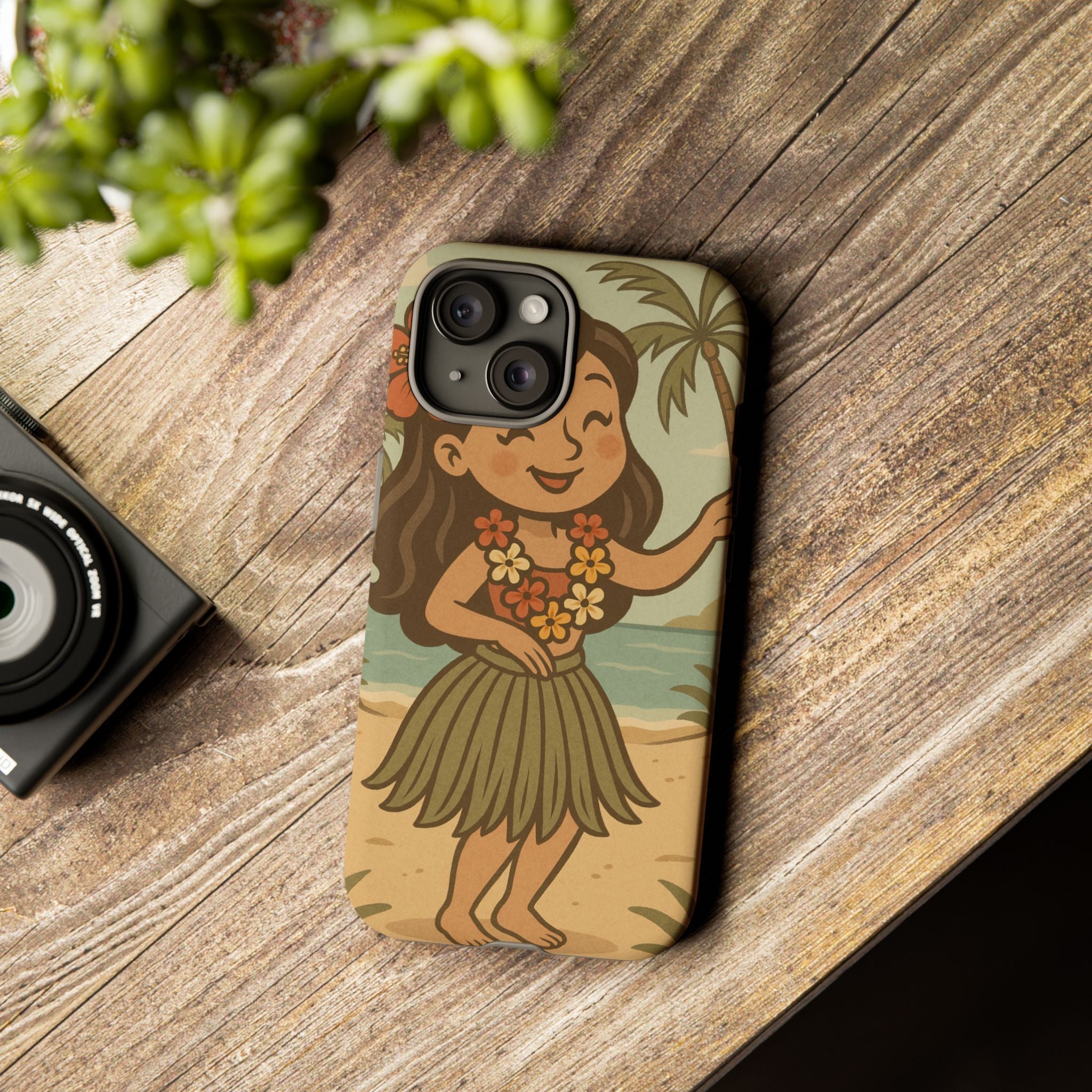 "Little Hula Girl" Phone Case