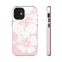 "The Classic Hibiscus"  Phone Case - Distressed Pink