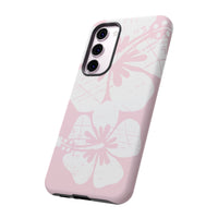 "The Classic Hibiscus"  Phone Case - Distressed Pink