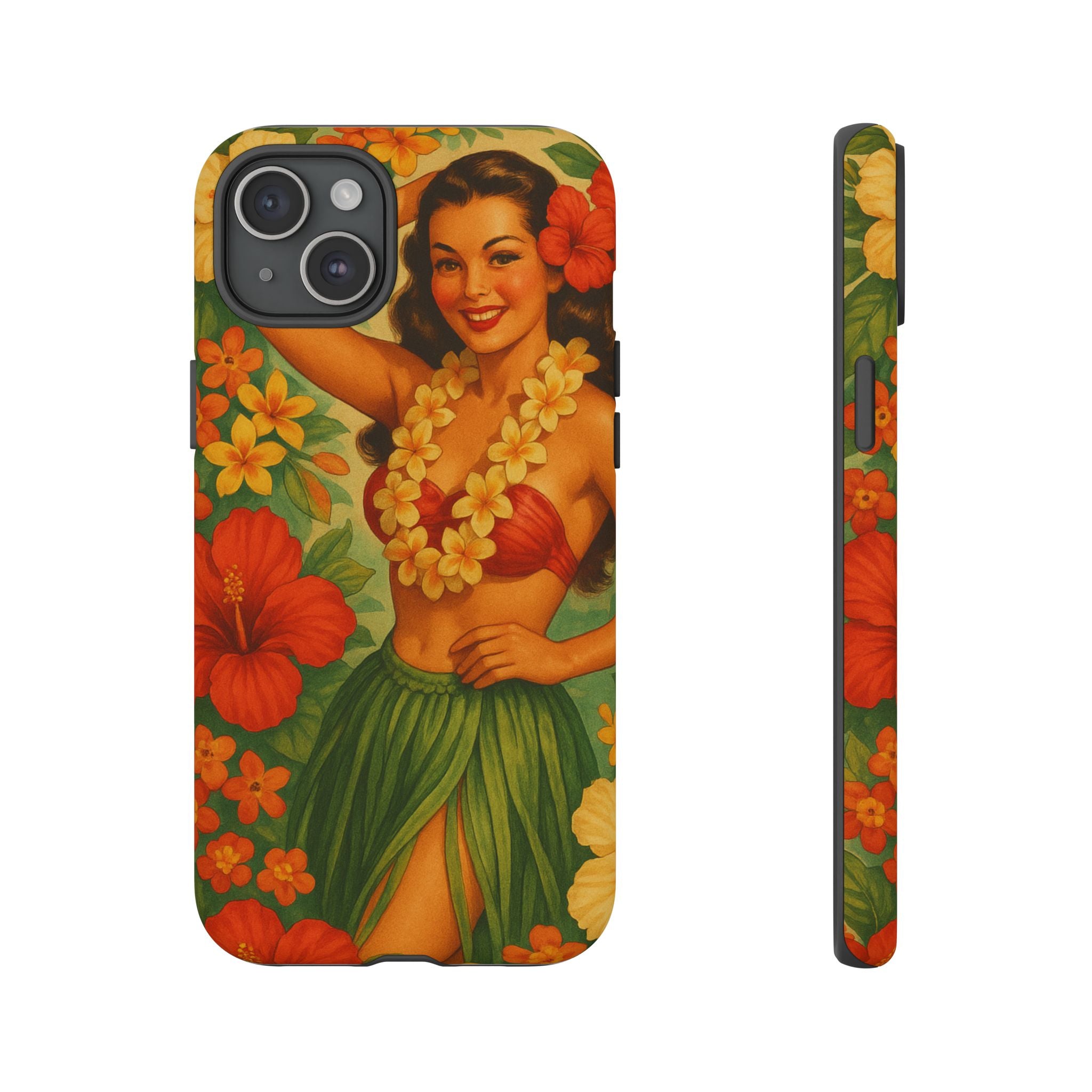 “Vintage Hula Bloom” Phone Case