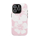 "The Classic Hibiscus"  Phone Case - Distressed Pink