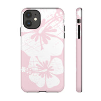 "The Classic Hibiscus"  Phone Case - Distressed Pink