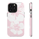 "The Classic Hibiscus"  Phone Case - Distressed Pink