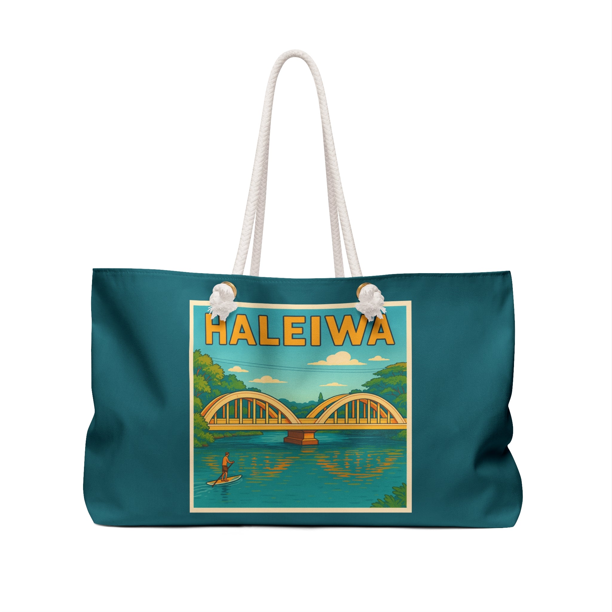 "Haleiwa"  Beach Bag