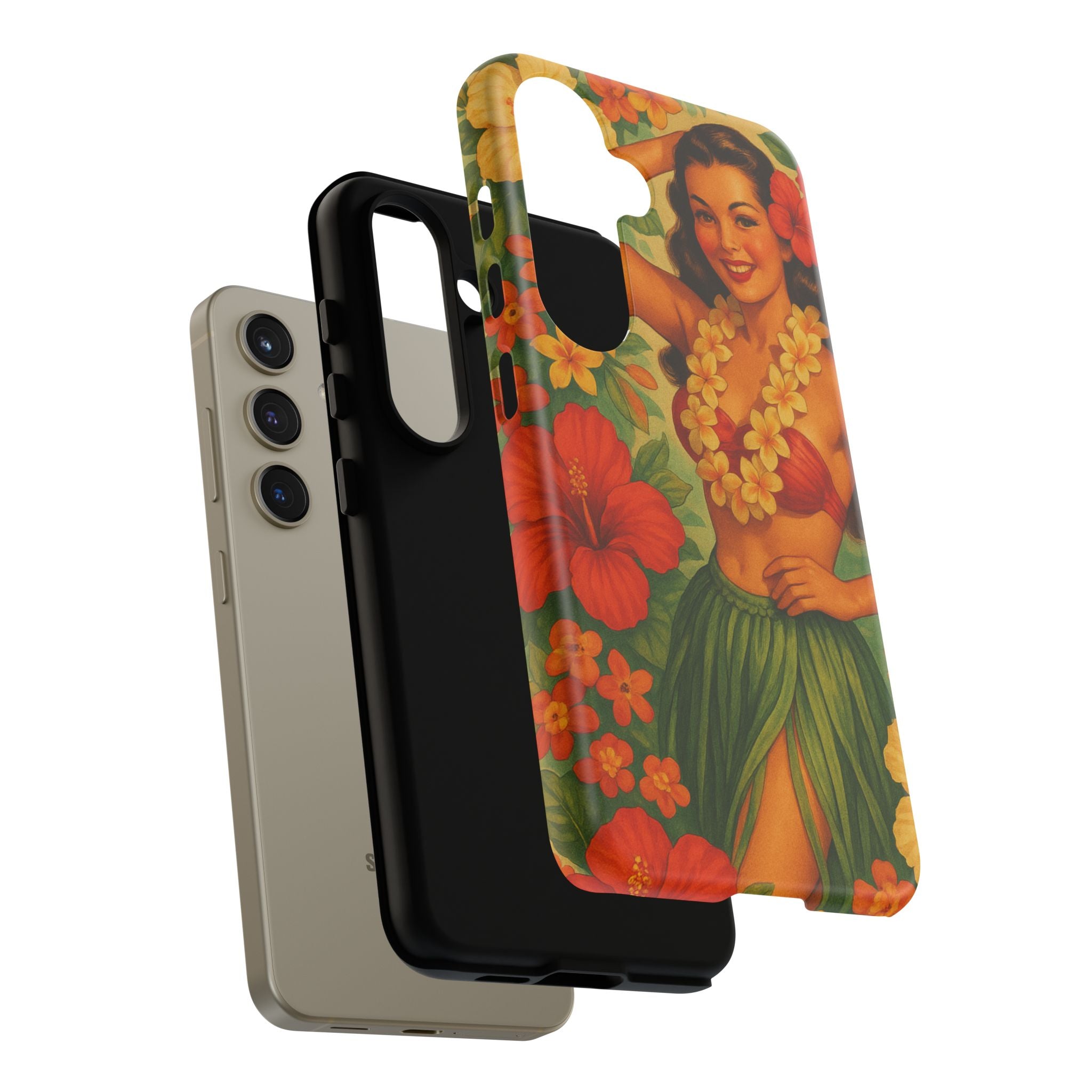 “Vintage Hula Bloom” Phone Case