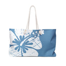 "The Classic Hibiscus" Beach Bag - Distressed Blue