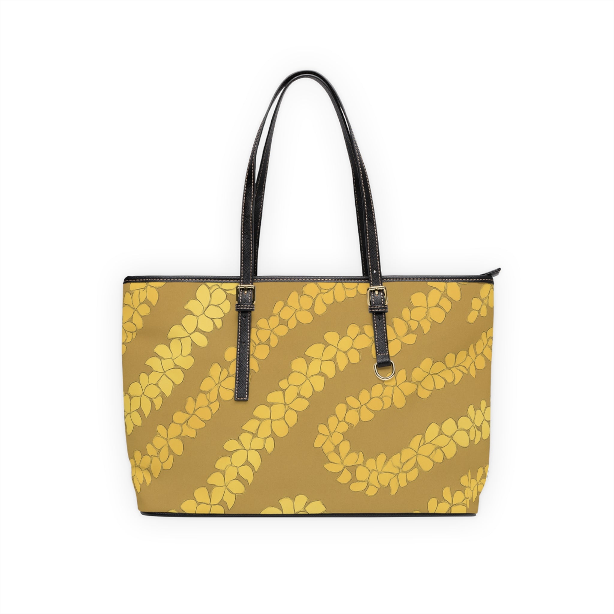 Kahakai "Puakenikeni" PU Leather Shoulder Bag - Sunshine Tones