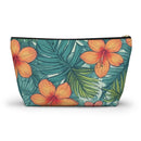 "Tropical Vibes" Accessory Pouch w T-bottom