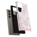 "The Classic Hibiscus"  Phone Case - Distressed Pink