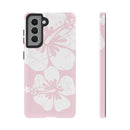 "The Classic Hibiscus"  Phone Case - Distressed Pink