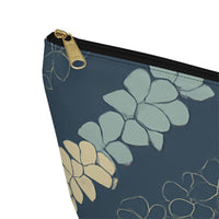Puakenikeni Accessory Pouch w T-bottom - Ocean Tones