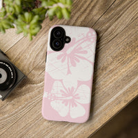 "The Classic Hibiscus"  Phone Case - Distressed Pink
