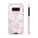 "The Classic Hibiscus"  Phone Case - Distressed Pink