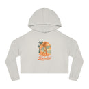 "Surfer Girl" Cropped Hoodie Sweatshirt